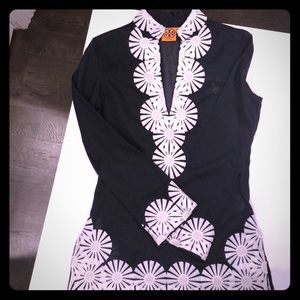 Tory Burch navy tunic